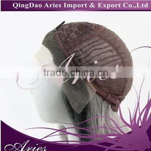 16" Long Ombre Grey Curly Wavy Lace Front Wig Heat Resistant thumbnail-2