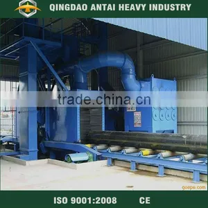 Steel Pipe Shot Blast Cleaning Machine/steel Plate Shot Blast Cleaning Machine thumbnail-1