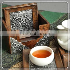 Handmade Natural Wood Cup Pad Customized Design thumbnail-4