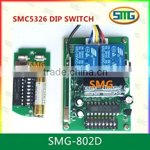 SMG-802D 330mhz/433mhz SMC65327L-3CP DIP SWITCH Remote Control Board thumbnail-1