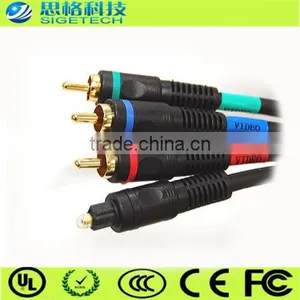 1106 Sigetech av 3rca With Toslink Audio Cable thumbnail-1