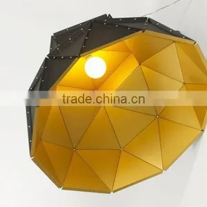 Dutch Designer Hanging Lamp Heavy Industrial Look-and-Feel Metal Triangles Pendant Lights thumbnail-4