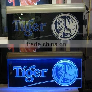 Laser Engraving Acrylic LED Sign thumbnail-1
