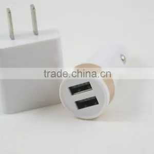 1 Set CN 2 in 1 Kit Charger 1 Pcs EU/US Plug +1pcs Car Charger Kit for IPhone 4 4S 3GS 3G IPod Touch thumbnail-4