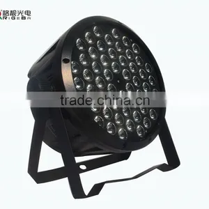2015 Cheap LED Par 64 54led*1w Rgbw Dmx Stage Mini Flat Par Light /flat Par Can thumbnail-2