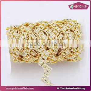 Diamante Rhinestone Sewing Chain Trim thumbnail-5