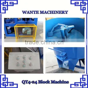 QT4-24 Easy Operate Hydraulic Automatic Cement Brick Making Machine thumbnail-6