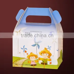 6 Inch Cake Box With Handle,paper Gift Box With Packing Cake,small Mousse Box thumbnail-5