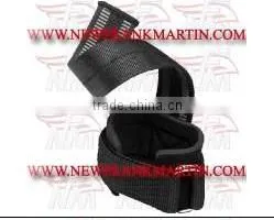 Cheap Black Durable Power Weightlifting Straps Made of High Quality 100% Cotton Material thumbnail-1