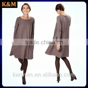 Trendy Dress Dark Brown Dress Special Dress thumbnail-1