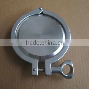 SS304 SS316L Sanitary Blind Cap/blank+ferrule+gasket Whole Clamp Set thumbnail-1