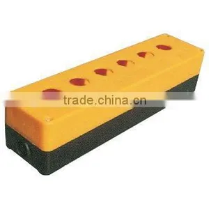 CNGAD Yellow Waterproof 6-hole Switch Control Station(6-hole Control Box,waterproof Switch Box) (BX22-6Y) thumbnail-1
