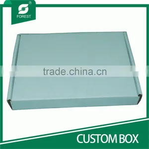 SINGLE WALL FOLDING WHITE CUSTOM PAPER BOX WITH OEM PRINTING thumbnail-3