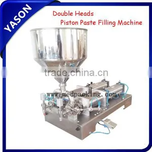 Stainless Steel Semi-Auto Double Heads Piston Filling Machine thumbnail-1