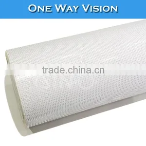 High Quality PVC Material One Way Vision Mesh Window Glass Sticker thumbnail-2