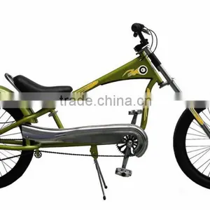 2015 26 Cheap Single Speed Yellow Aluminum Chopper Beach Cruiser Bicycle Made in China thumbnail-6