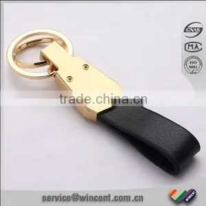 Custom Black Leather Keychain thumbnail-2