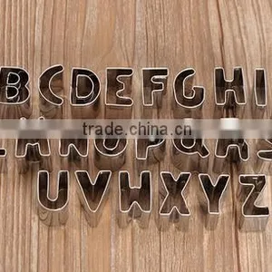 Hot Sale 26pcs Letters Stainless Steel Cookie Cutters Set thumbnail-3