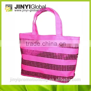 Girl Natural Satchel Sequin Bag thumbnail-1