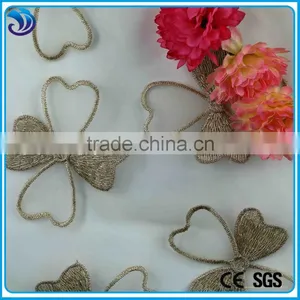 2015 Wholesale Embroidery Butterfly 3d Fabric for Garment thumbnail-2