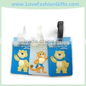 Rectangle Tiger Baggage Card Bear Luggage Tag thumbnail-1