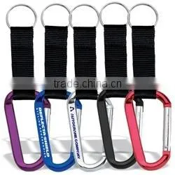 Printed/embroidered Short Strap With Carabiner thumbnail-1