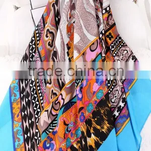 Fashionable Scarf With Unique Pattern,Women Voile Shawl Print Cotton Scarf thumbnail-3