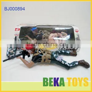 Kids Toys Electric Moving Toys Painted Plastic Corps Action Figure Soldier thumbnail-4