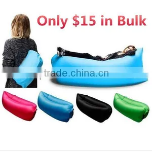 Durable 200KG Nylon Colorful Inflatable Hangout Sleeping Bed thumbnail-4