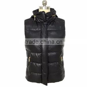 PU Women Faux Fur Vest 2016 Europa Style thumbnail-2
