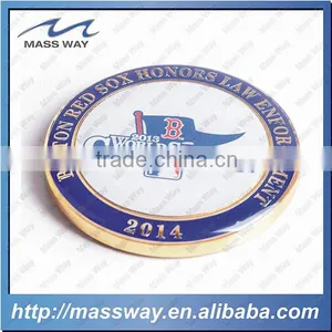 High Grade Custom Etched Enamel Metal Token Coin thumbnail-3