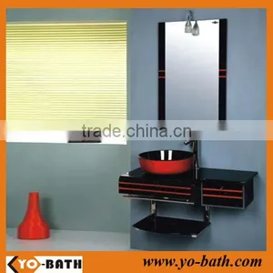 Glass Vanity, Glass Vanity Top, Glass Sink Vanity Units thumbnail-1