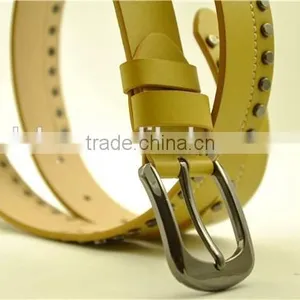 2015 Men's Studed Leather Belt thumbnail-3