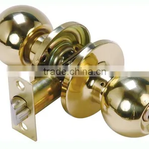 Front Door, Privacy, Passage, Bathroom Tubular Easy Installation Knob Lock With Brass Keys Quality Choice thumbnail-4