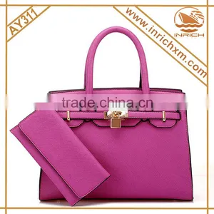 New Arrival PU/leather Lady Tote Bag Handbag thumbnail-5