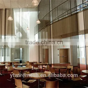 Decorative Aluminum Metal Curtain Mesh / Decorative Screen Mesh Curtain thumbnail-1