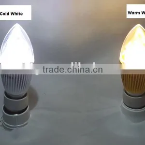3W Dimmable Led Candle Bulbs E14 B15 B22 E27 Base Available (CE& Rohs) thumbnail-5