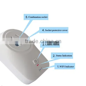 Electric Socket New Design Remote Control Power Strips WI-FI Plug Particular for Europe Market thumbnail-2