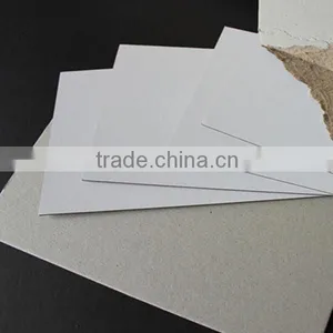 800g Recycled Pulp Grey Back Laminated White Back Cardboards thumbnail-1
