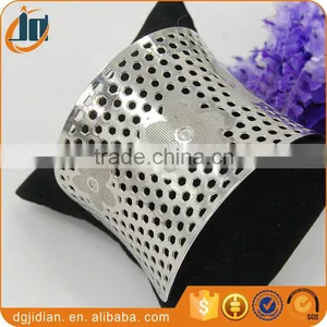 Wholesale Stailess Steel Hollow Bracelet Cuff Bangles thumbnail-3