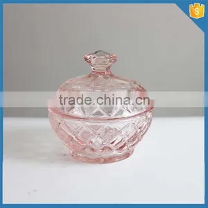 Sprayed Coloured Candle Container With Lid thumbnail-1