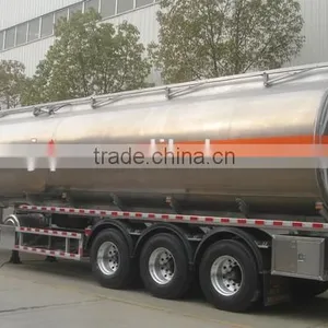 Stainless Steel Tank Semi-trailer 40000- 45000 Litres Fuel Tanker Truck Capacity thumbnail-2