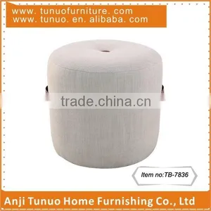 Pouf,Moroccan,Stool,1 Button on the Top Middle, 2 Handles on Sides,TB-7836 thumbnail-1