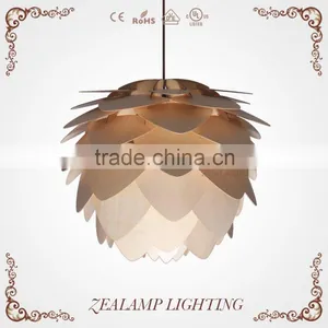 Modern Artichoke Lighting Crimean Pine Cone Wooden Pendant Lamp 403P-B01/02/03 thumbnail-2