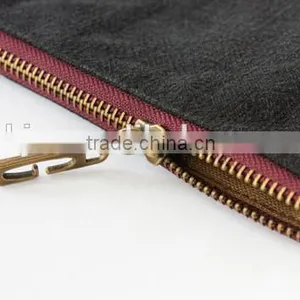 BA-1227 Men Cotton and Linen Custom Logo Card Cash Fashion Wallet Cheap Wallet thumbnail-5