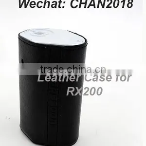 Red or Black RX200 TC Mod Leather Case Antislide Mod Box Leather Skin With High Quality thumbnail-1