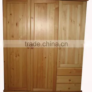 F8302 Pine Wardrobe/Pine Armoire/Bedroom Furniture thumbnail-1