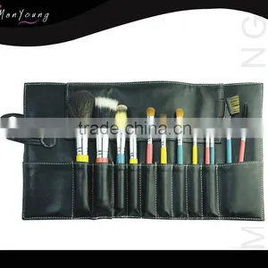 2014 New Cosmetic Makeup Brush/brushes Set With Beauty Designer Bag 12pcs thumbnail-1