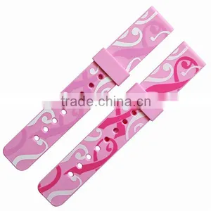 Super Thin Narrow 18mm Plain Silicone Wrist Bands thumbnail-1