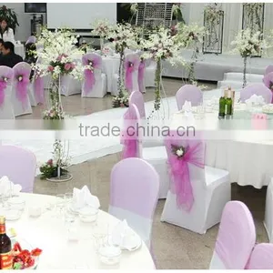 Organza Wedding Chair Cover Chair Hood thumbnail-5